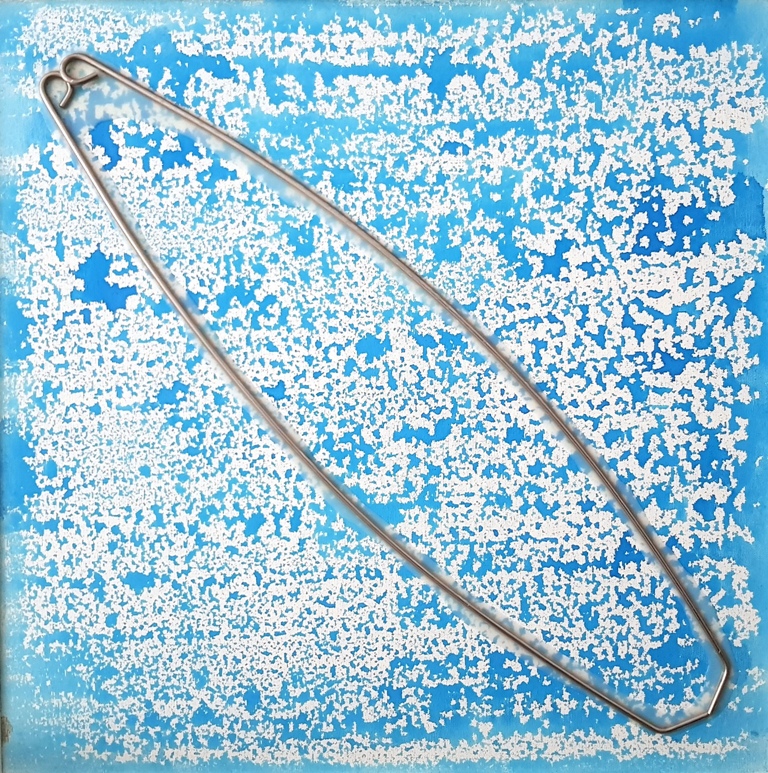 10 - 2017 UNTITLED - cm 60x60 - mixed technique on canvas