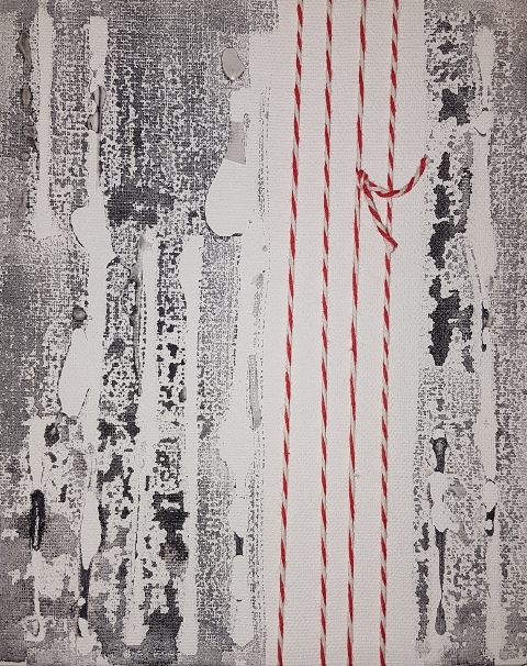 12. Marco Angelini - 2016 - Untitled - Mixed technique on canvas - cm 20x25