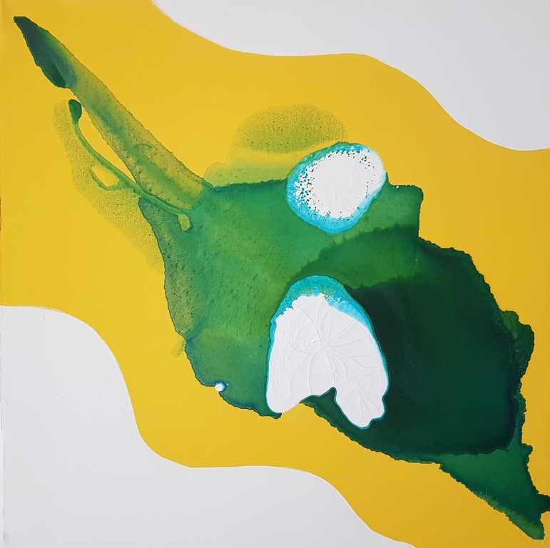 13 - 2017 UNTITLED - cm 60x60 - mixed technique on canvas