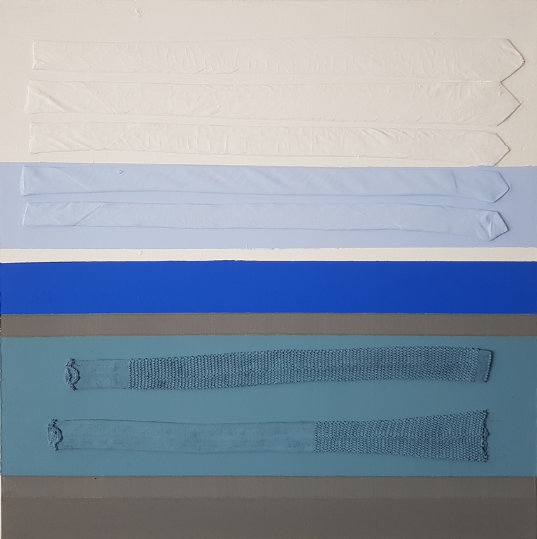 17 - 2018 UNTITLED - cm 60x60 - mixed technique on canvas