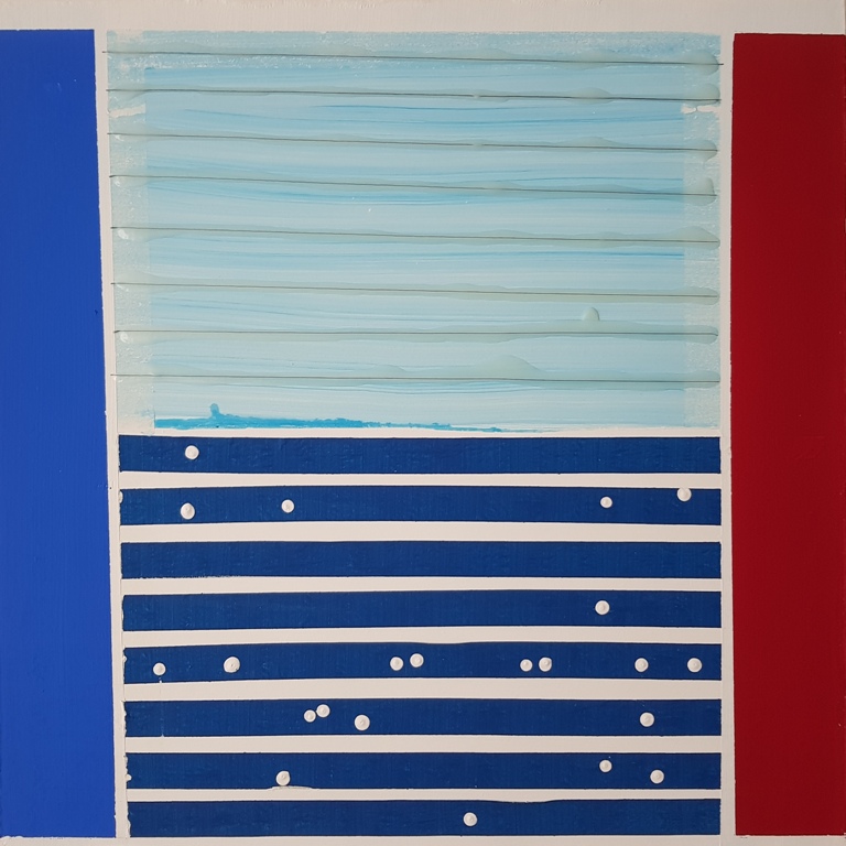 18 - 2018 UNTITLED - cm 60x60 - mixed technique on canvas