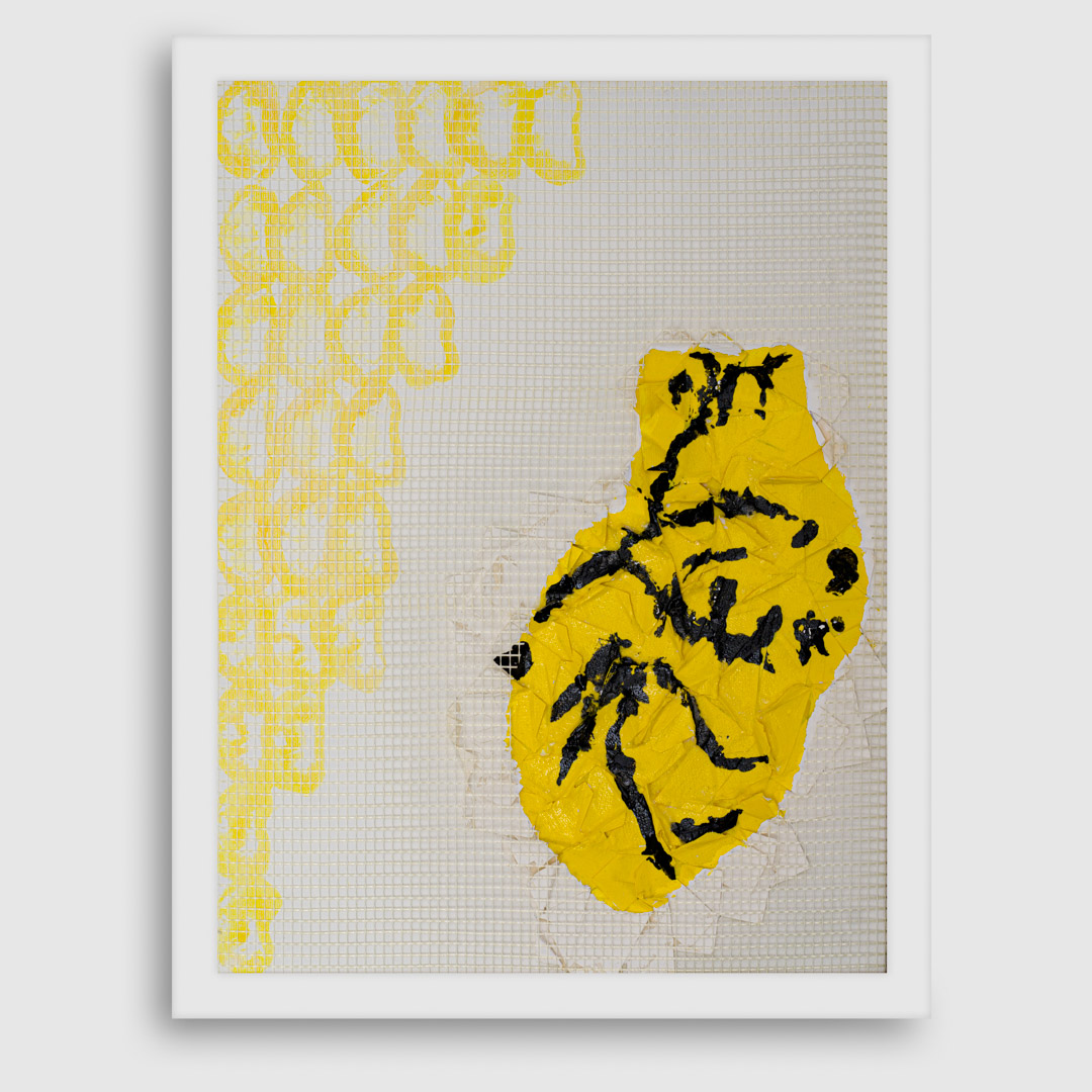 183 WR cuore#1, 40x30 cm, tecnica mista su tela, 2012