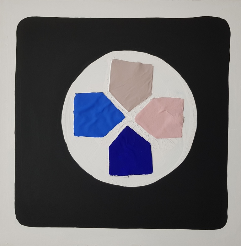 19 - 2018 UNTITLED - cm 60x60 - mixed technique on canvas