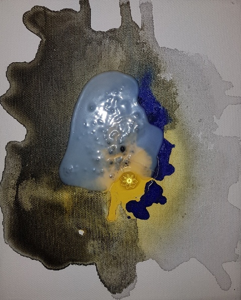 2. Marco Angelini - 2016 - Untitled - Mixed technique on canvas - cm 20x25