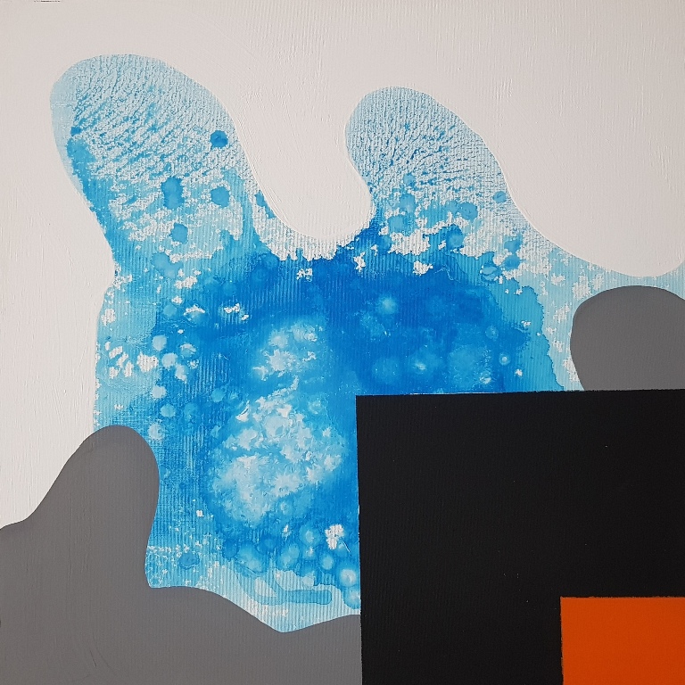 21 - 2018 UNTITLED - cm 60x60 - mixed technique on canvas