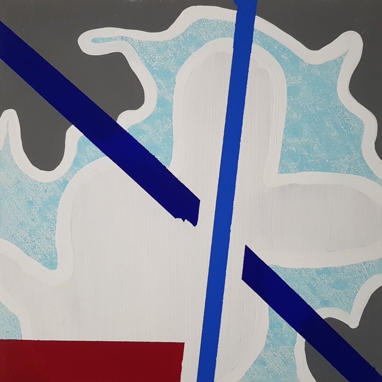 23 - 2018 UNTITLED - cm 60x60 - mixed technique on canvas