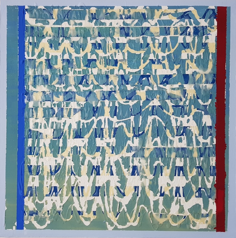 24 - 2018 UNTITLED - cm 60x60 - mixed technique on canvas