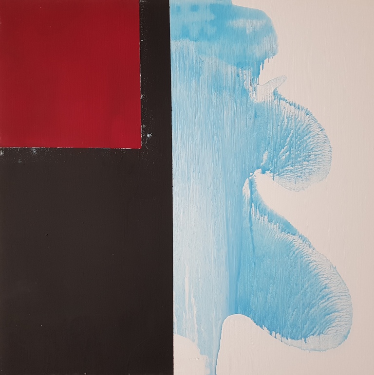 25 - 2019 UNTITLED - cm 60x60 - mixed technique on canvas