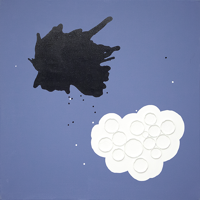 326 - 2015 - untitled - cm 90 x 90 - mixed media on canvas - photo Carolina Farina