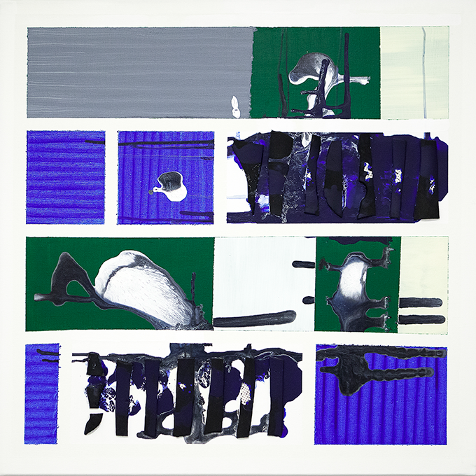 328 - 2015 - untitled - cm 90 x 90 - mixed media on canvas - photo Carolina Farina