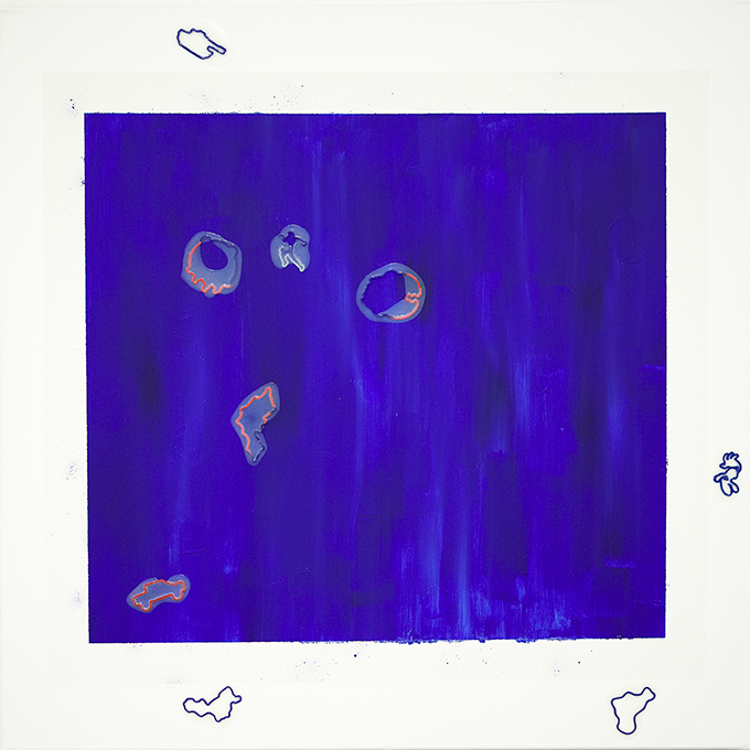 333 - 2015 - untitled - cm 90 x 90 - mixed media on canvas - photo Carolina Farina