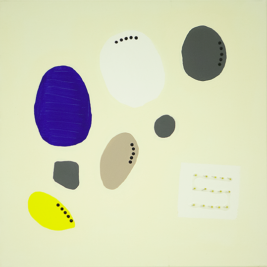 334b. untitled - cm 70 x 70 - mixed technique on canvas - 2015 - ph Carolina Farina