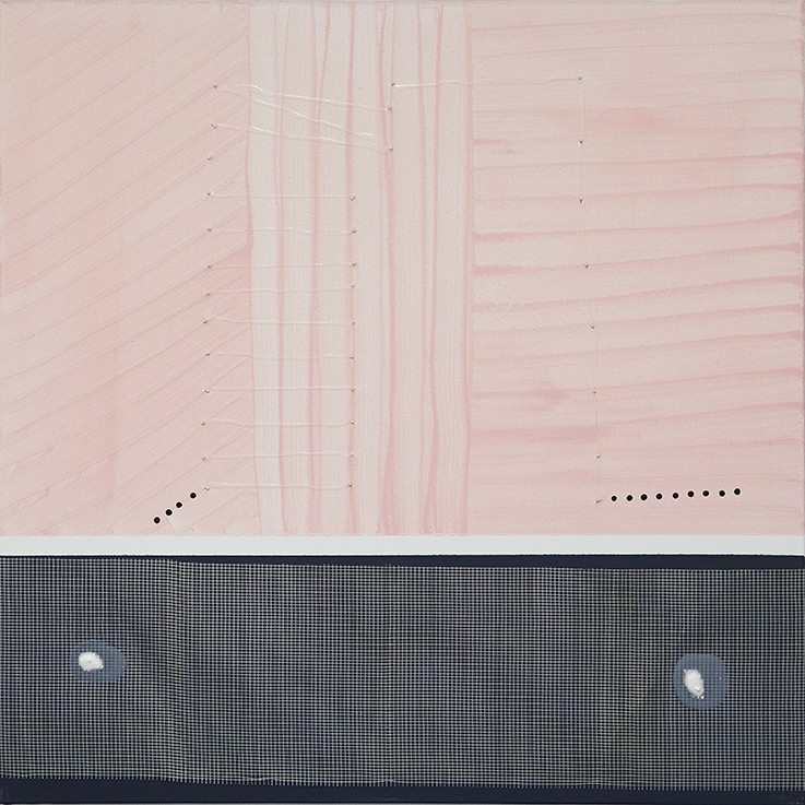 354. untitled - cm 100 x 100 - mixed technique on canvas - 2015 - ph Carolina Farina
