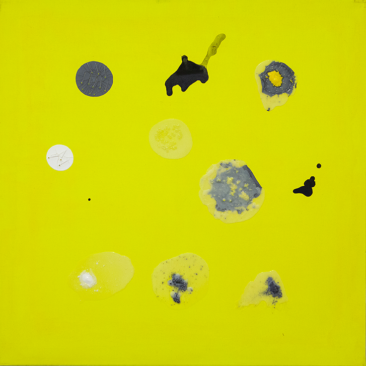 362. untitled - cm 100 x 100 - mixed technique on canvas - 2015 - ph Carolina Farina
