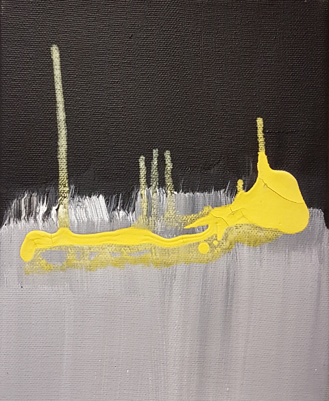 4. Marco Angelini - 2016 - Untitled - Mixed technique on canvas - cm 20x25