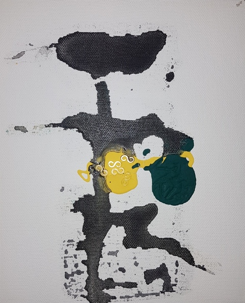 5. Marco Angelini - 2016 - Untitled - Mixed technique on canvas - cm 20x25