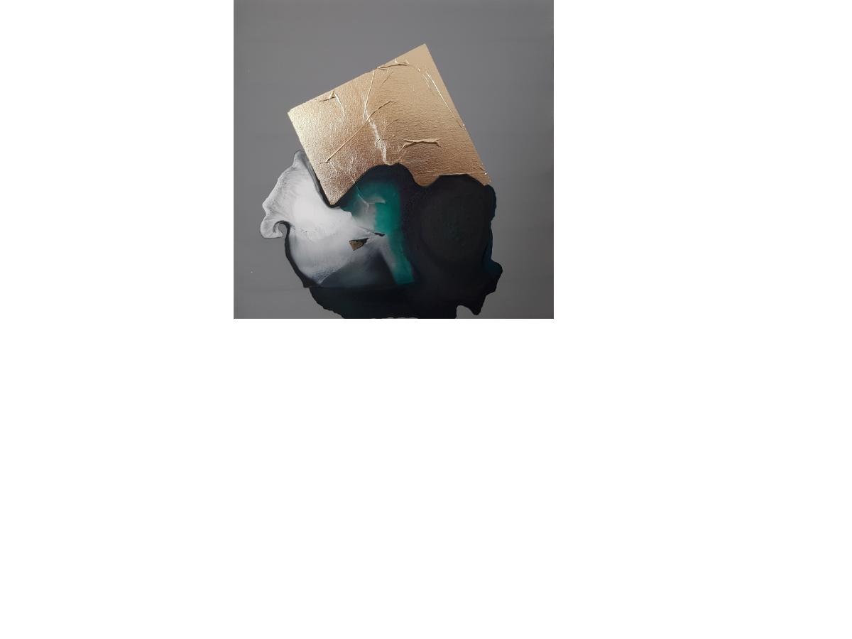 11. Senza titolo, 30x30 cm, tecnica mista su tela, 2018