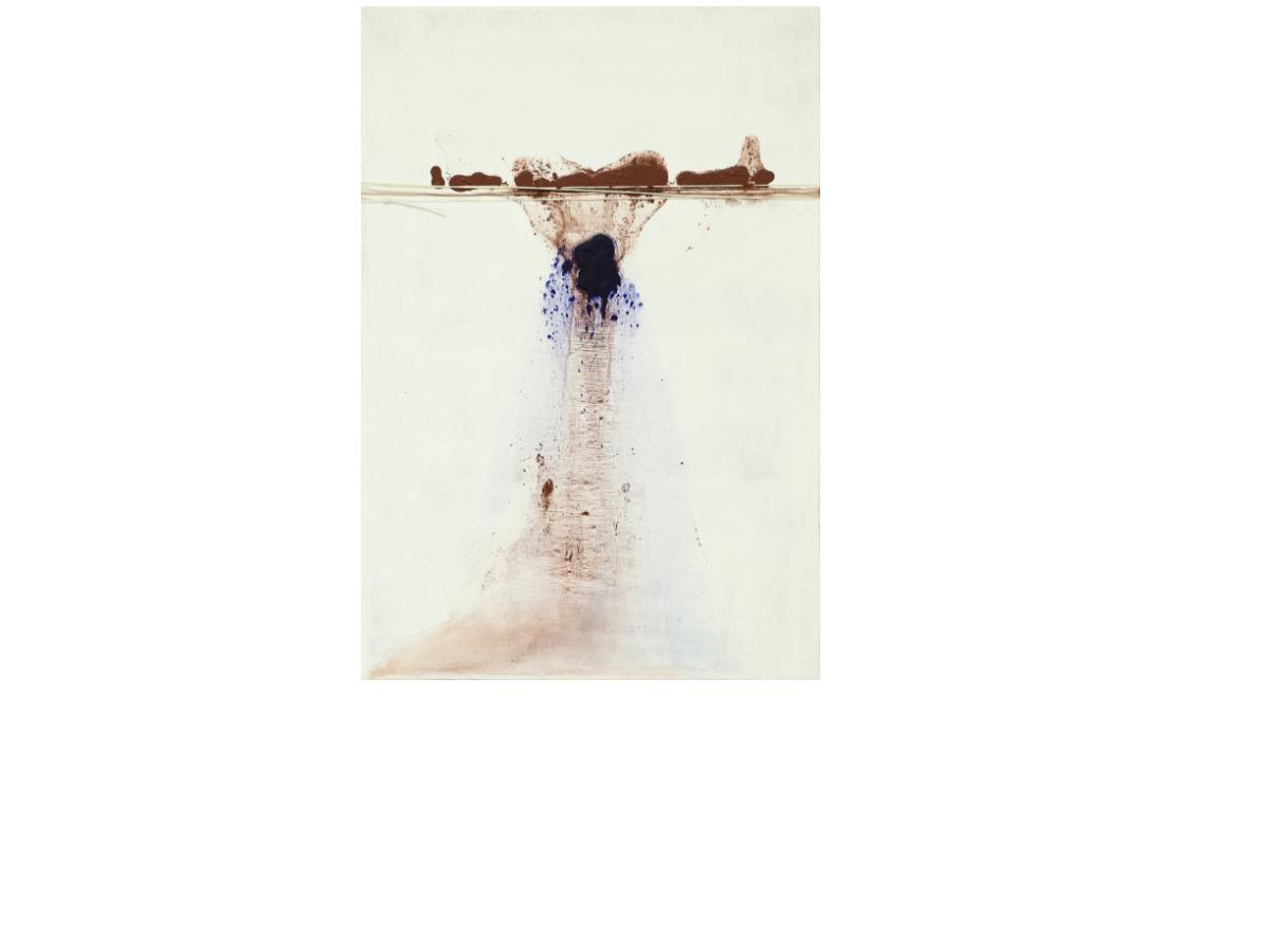 13. Tracce nomadi - cm 50 x 70 - tecnica mista su tela 2014 -