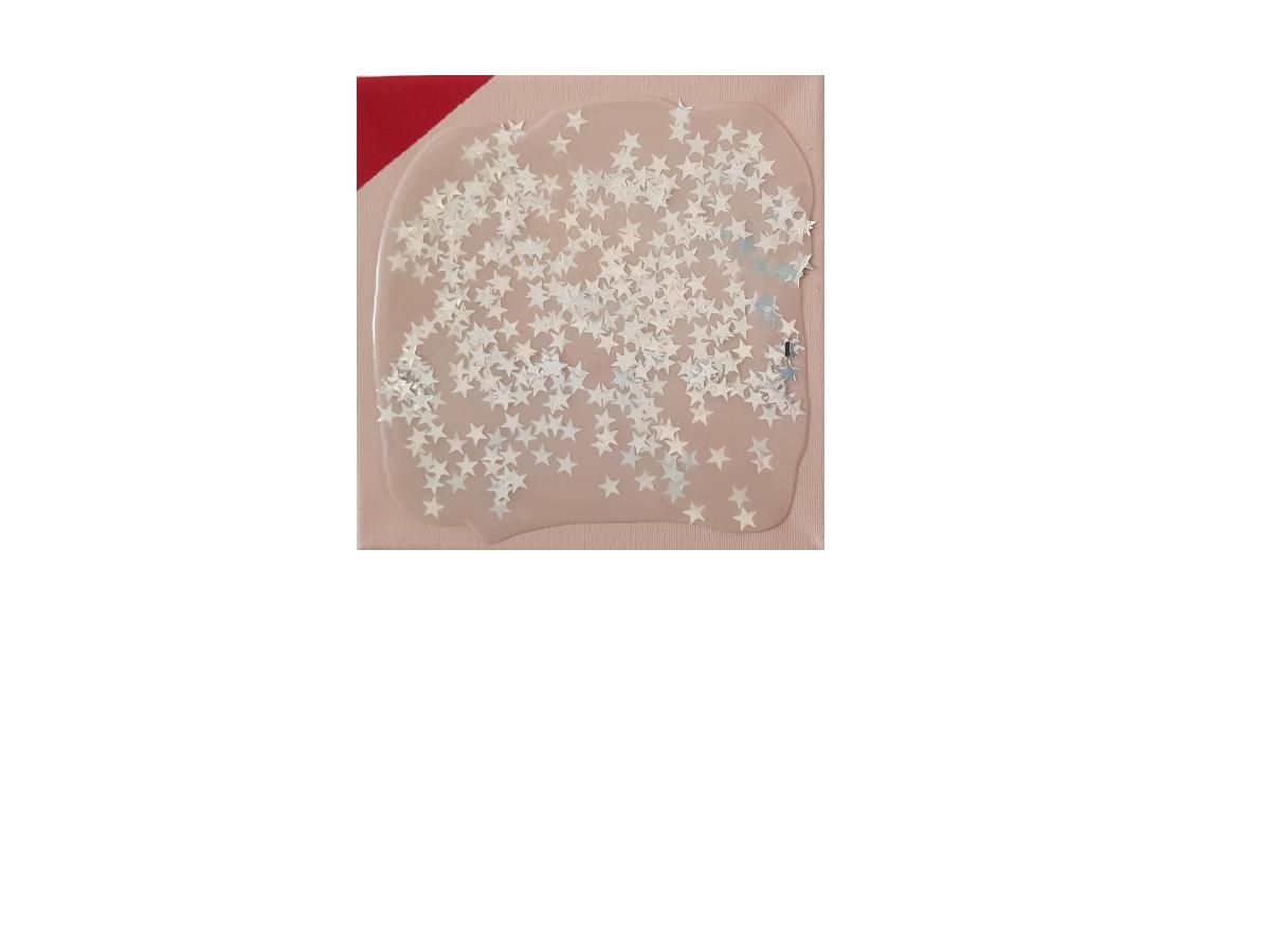 18a. senza titolo, 20x20 cm, tecnica mista su tela, 2018