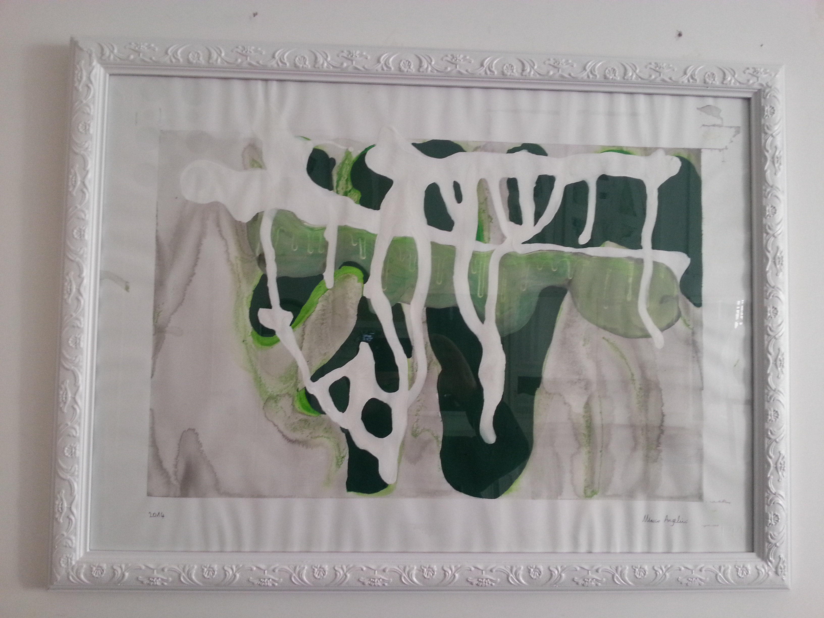 2 - Macchia mediterranea, 70x50 cm, tecnica mista su carta, 2014