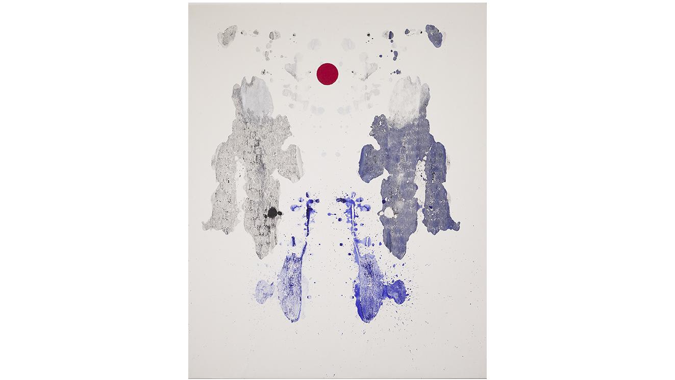 2. Memoria specchiata, cm 129x104, tecnica mista su tela, 2017 -
