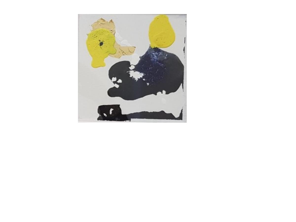 22a. senza titolo, 20x20 cm, tecnica mista su tela, 2019