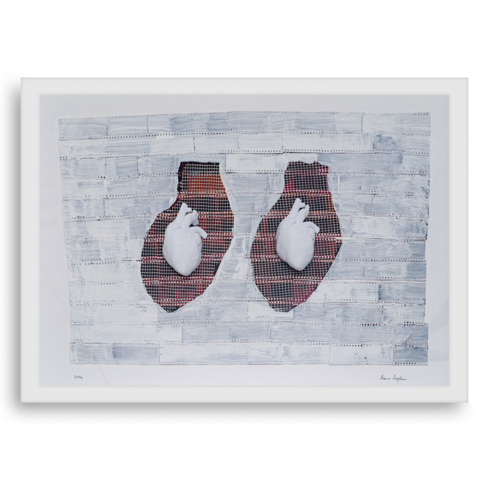 Memoria video, 50x70 cm, tecnica mista, 2014