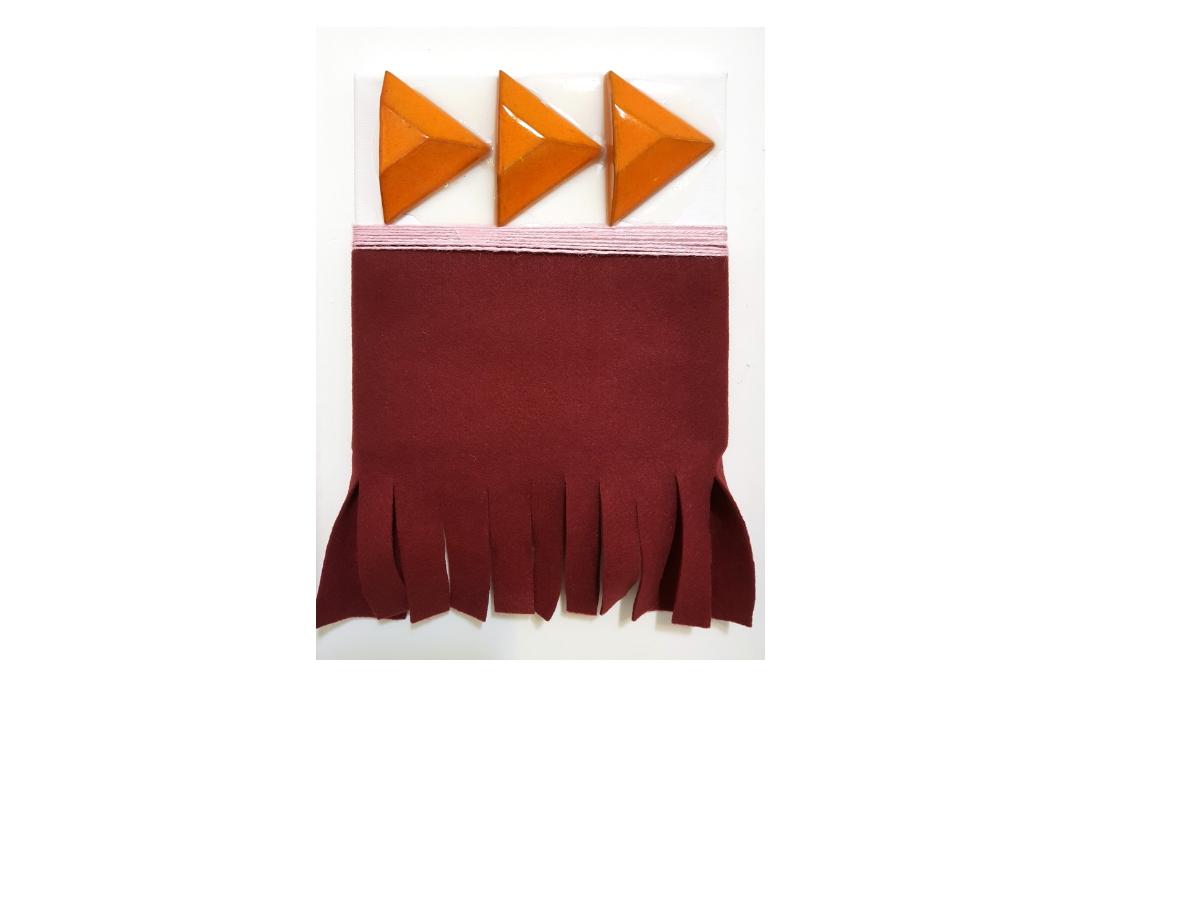 2a. senza titolo, 20x20 cm, tecnica mista su tela, 2018