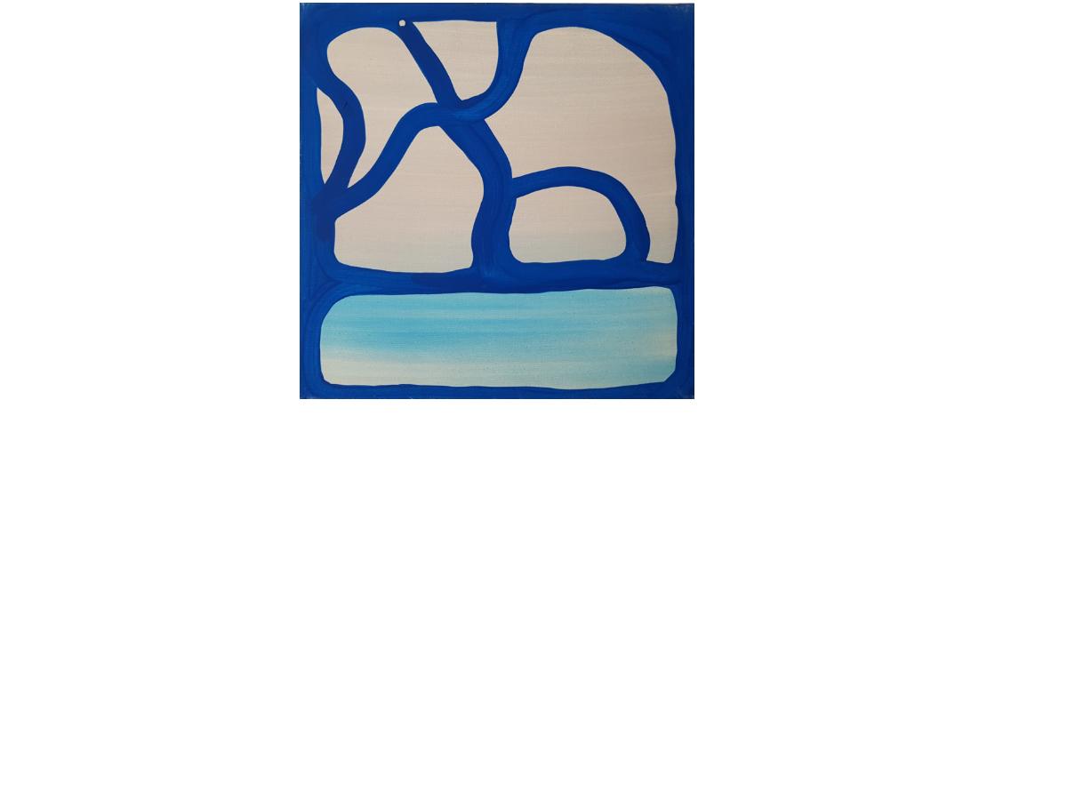 33. REACTION, cm 50x50, tecnica mista su tela, 2016