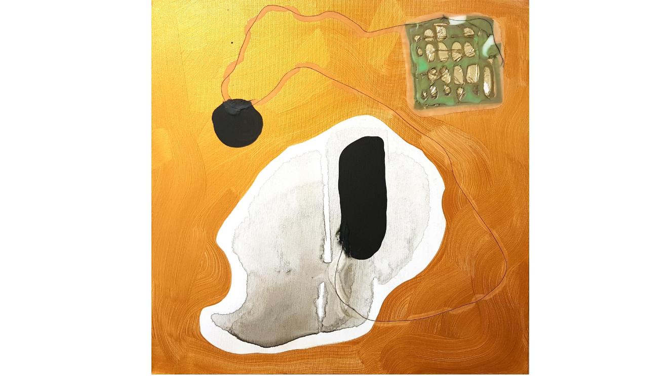 488e Senza titolo, tecnica mista su tela, cm 60x60, 2016 -