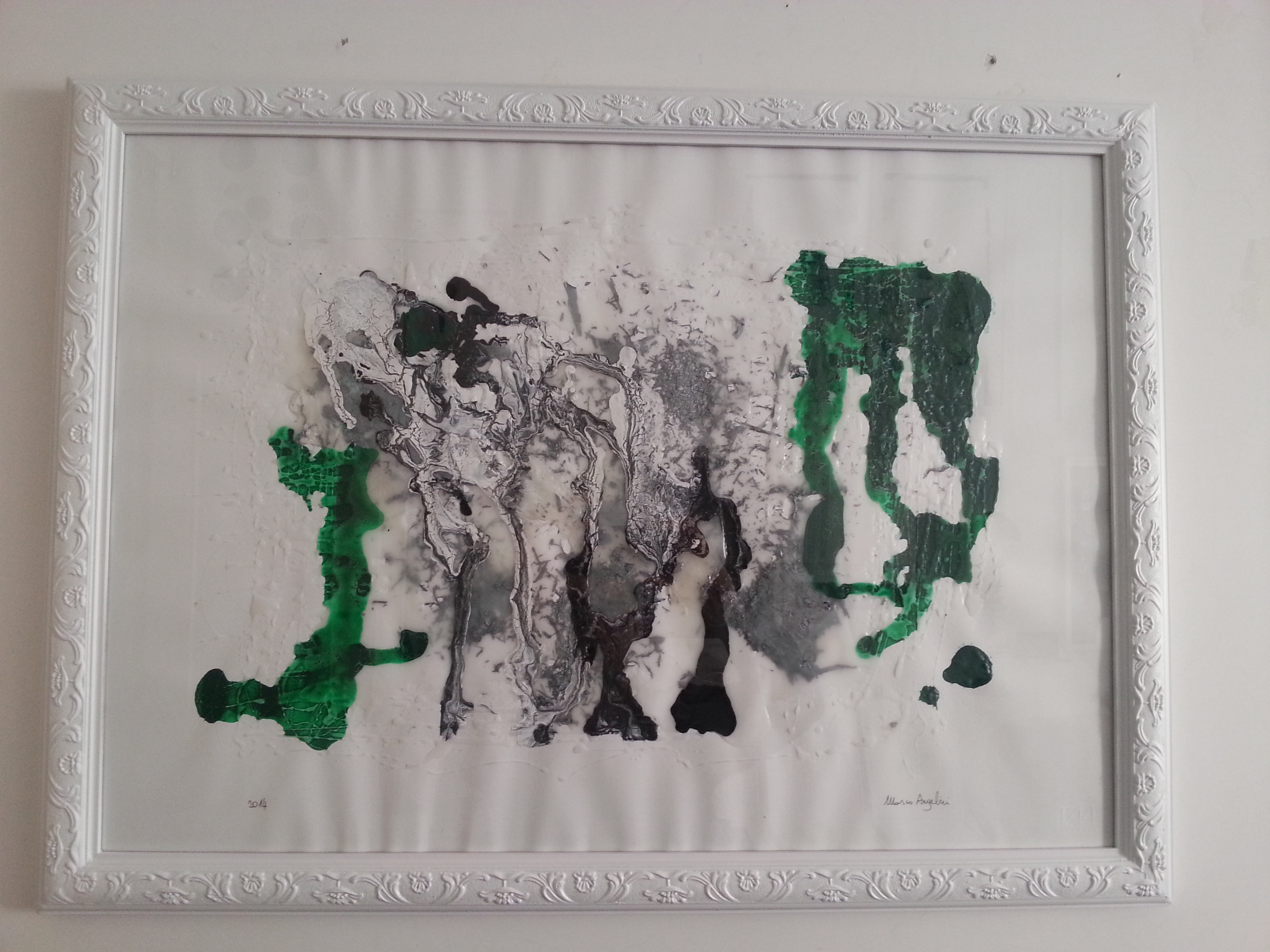 5 - Abeti in città, 70x50 cm, tecnica mista su carta, 2014