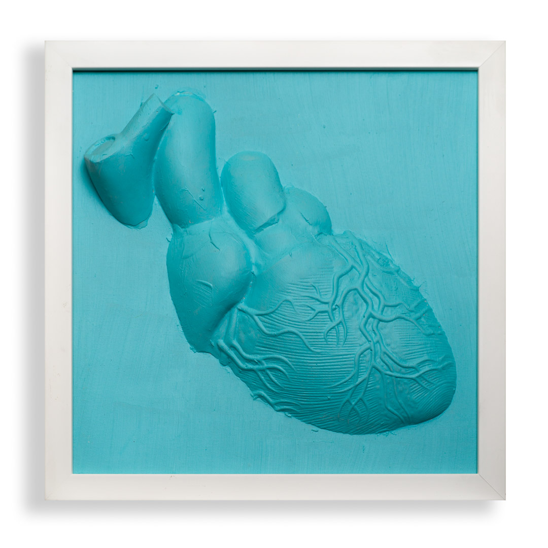 Radici del respiro, 30x30cm, tecnica mista su tela, 2018