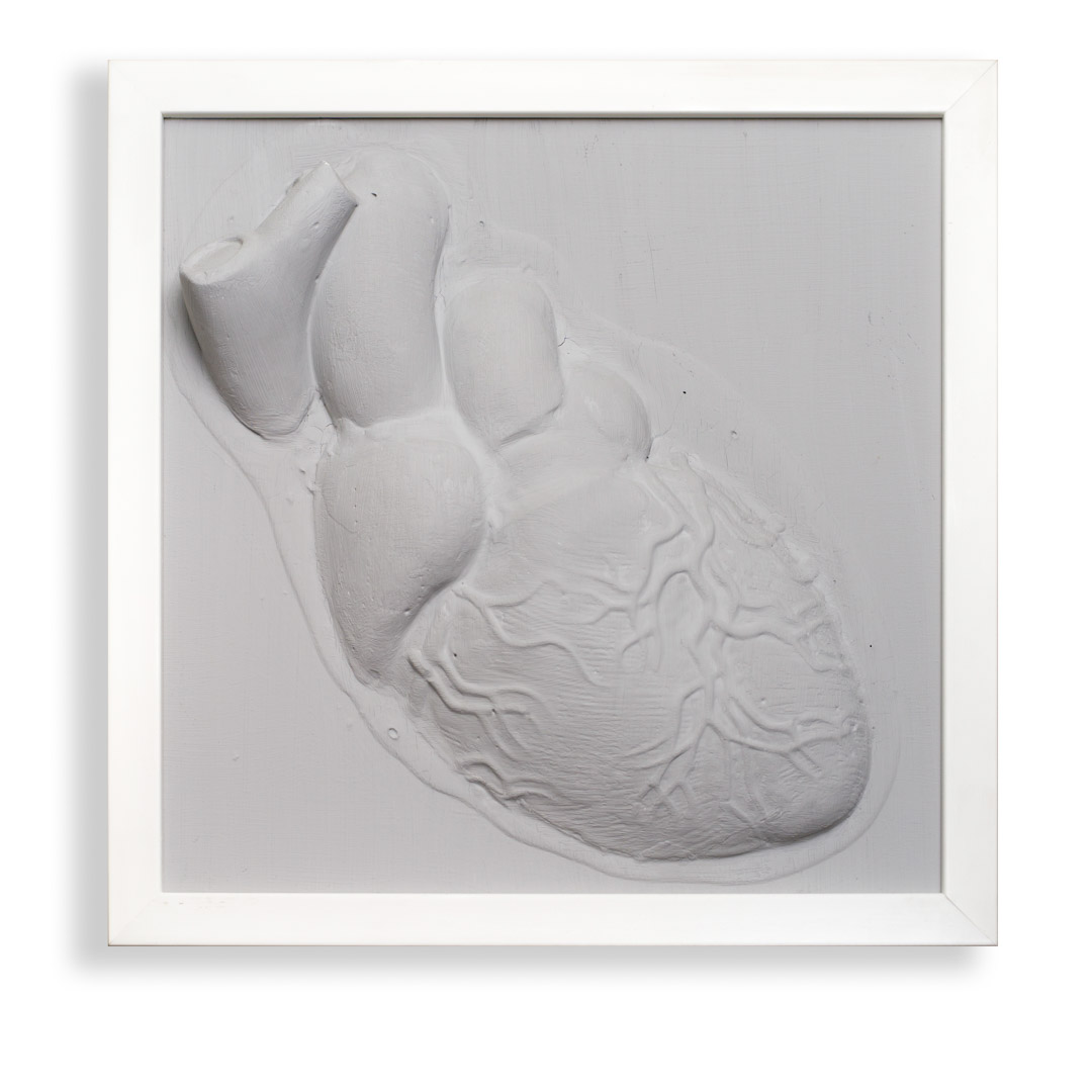 Liturgia del battito, 30x30cm, tecnica mista su tela, 2018
