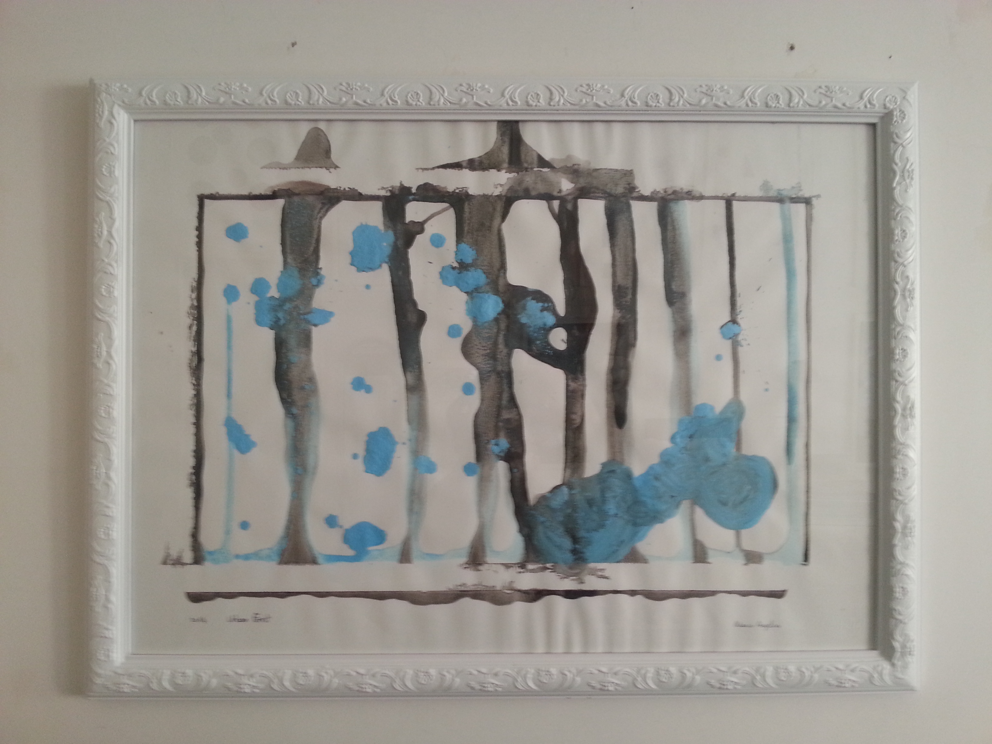 6 - Urban forest, 70x50 cm, tecnica mista su carta, 2014