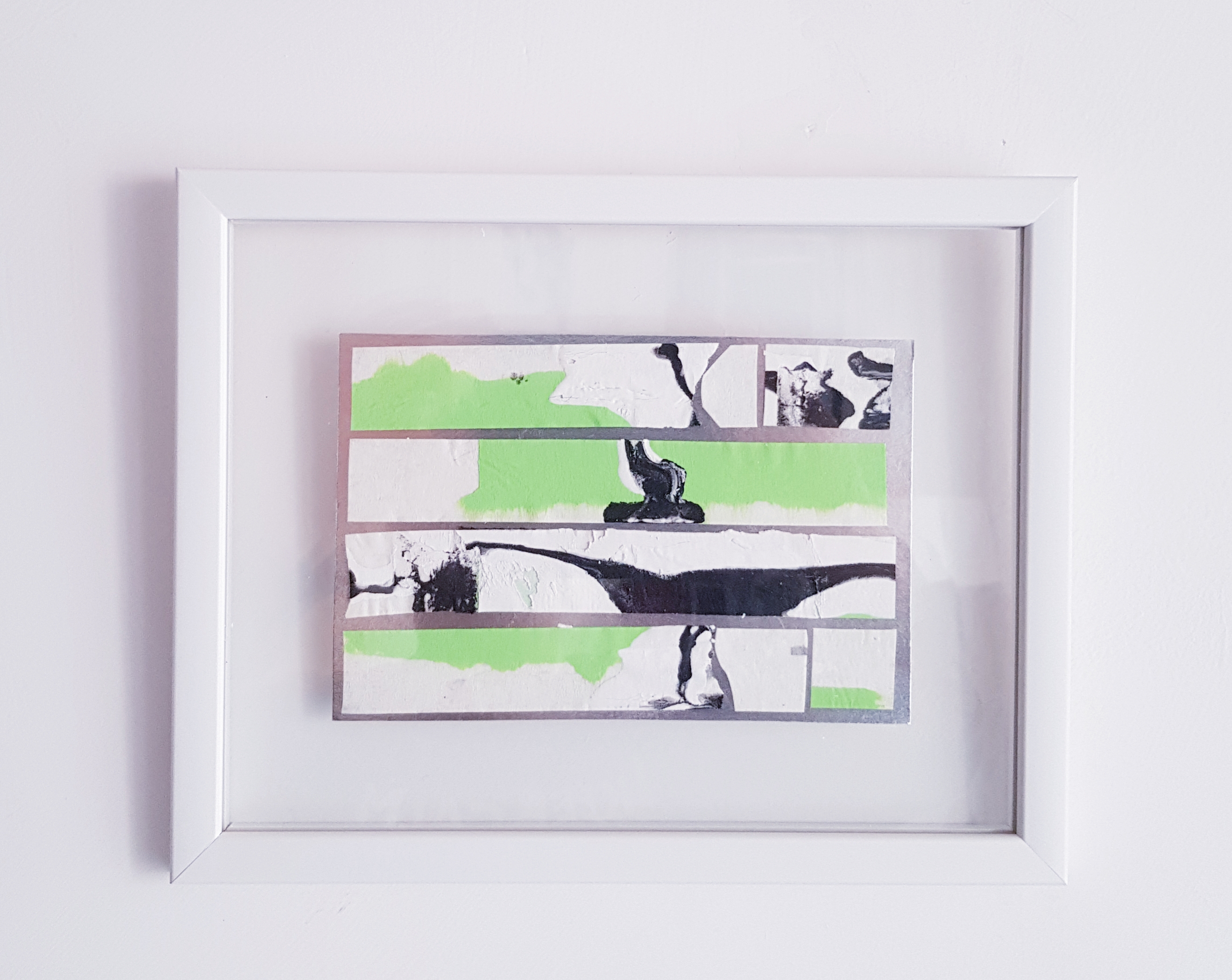 1- Clorofilla, cm 20x25, tecnica mista, 2019