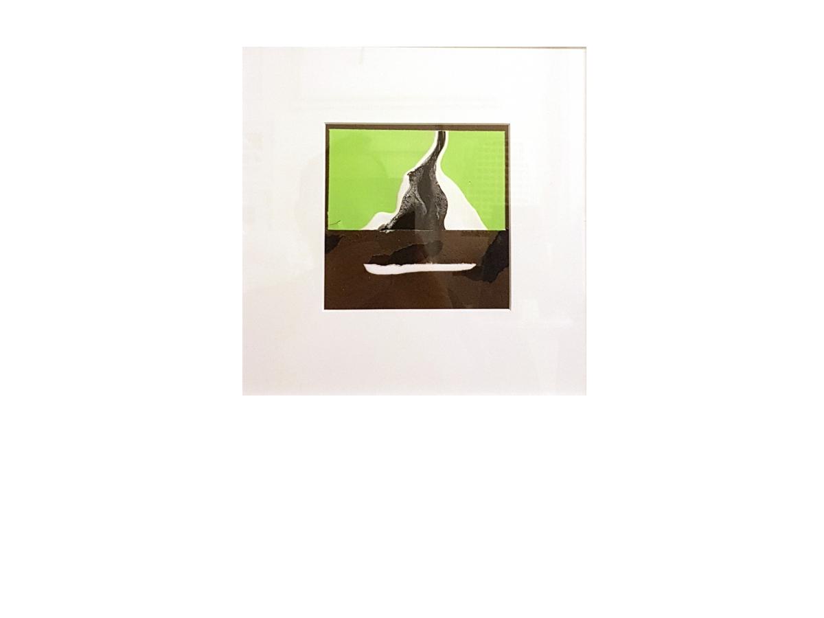 7 - Mirage Figures – Figure del miraggio, 28x28 cm, mixed technique on paper, 2018_