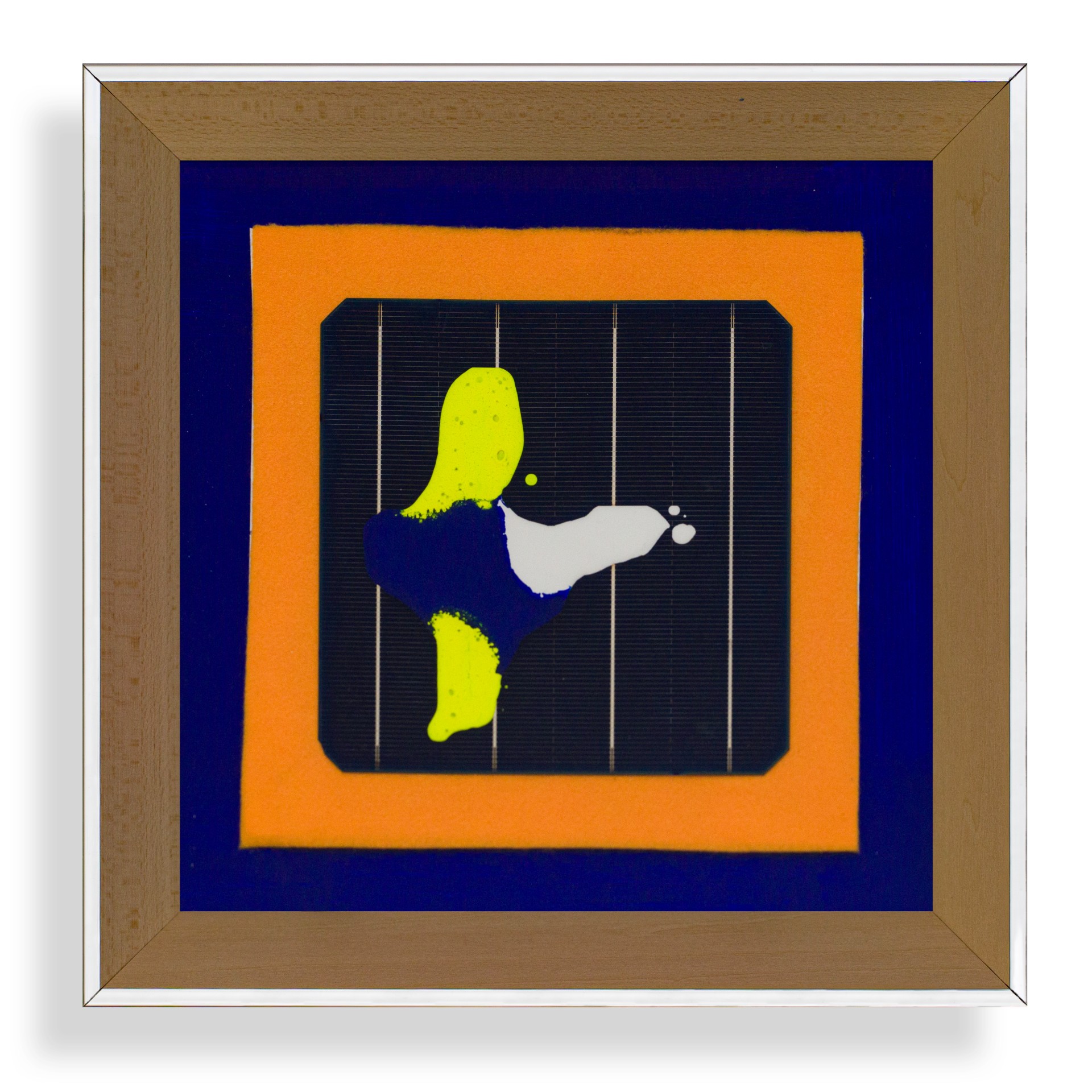 Natura e artificio, 25x25 cm, tecnica mista, 2024