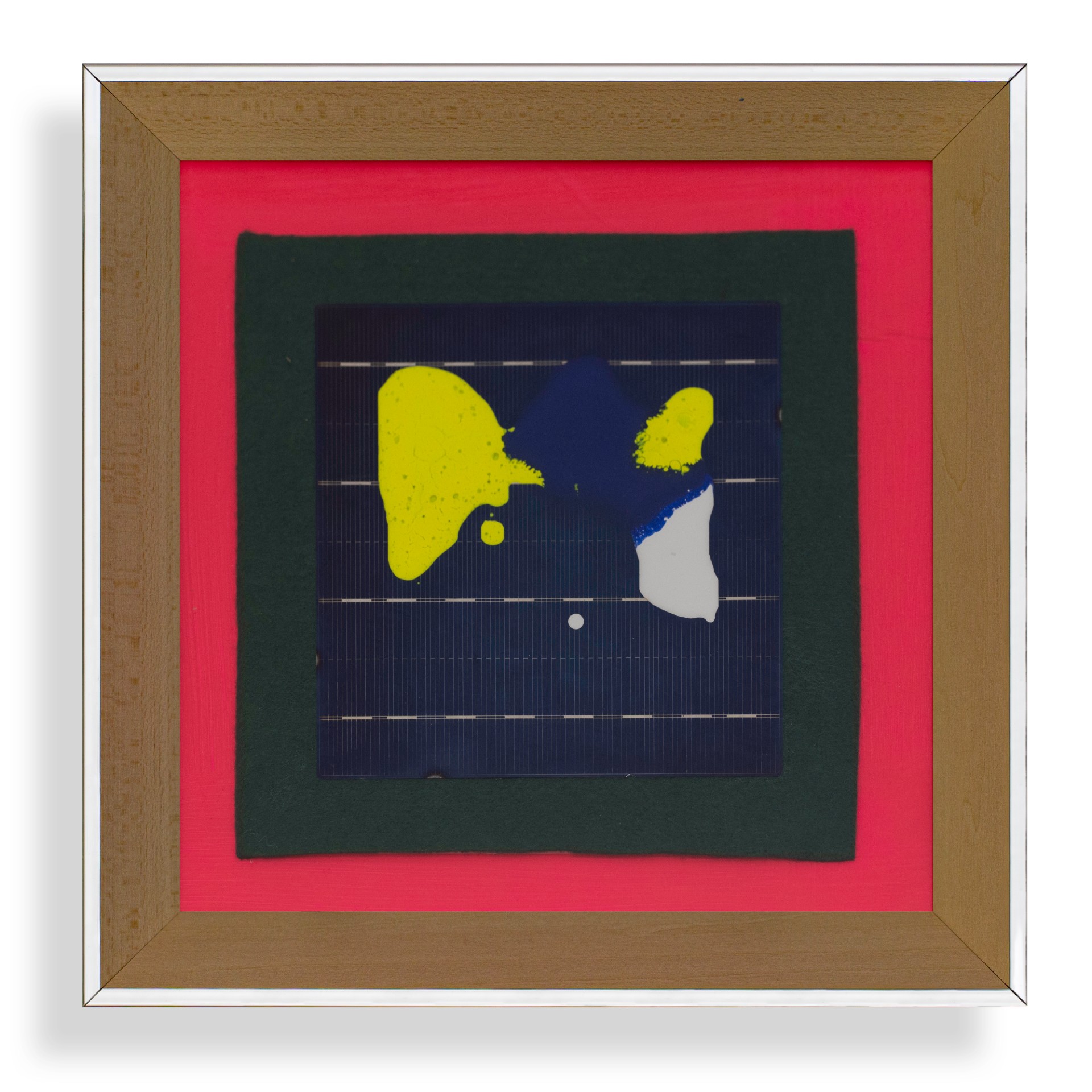 Luce e ombra, 25x25 cm, tecnica mista, 2024