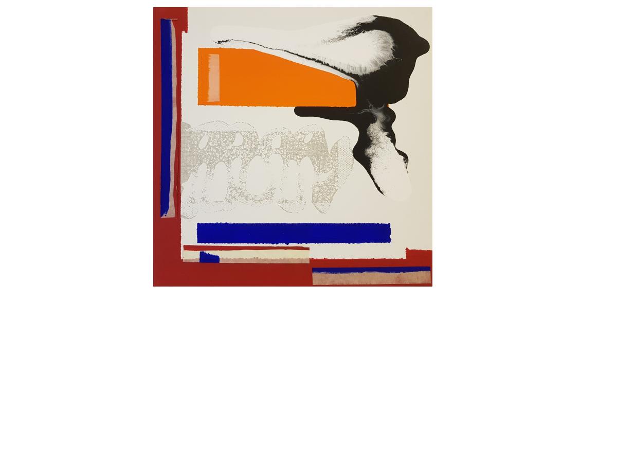 9. Alce in libertà, cm 40x40 tecnica mista su tela, 2018