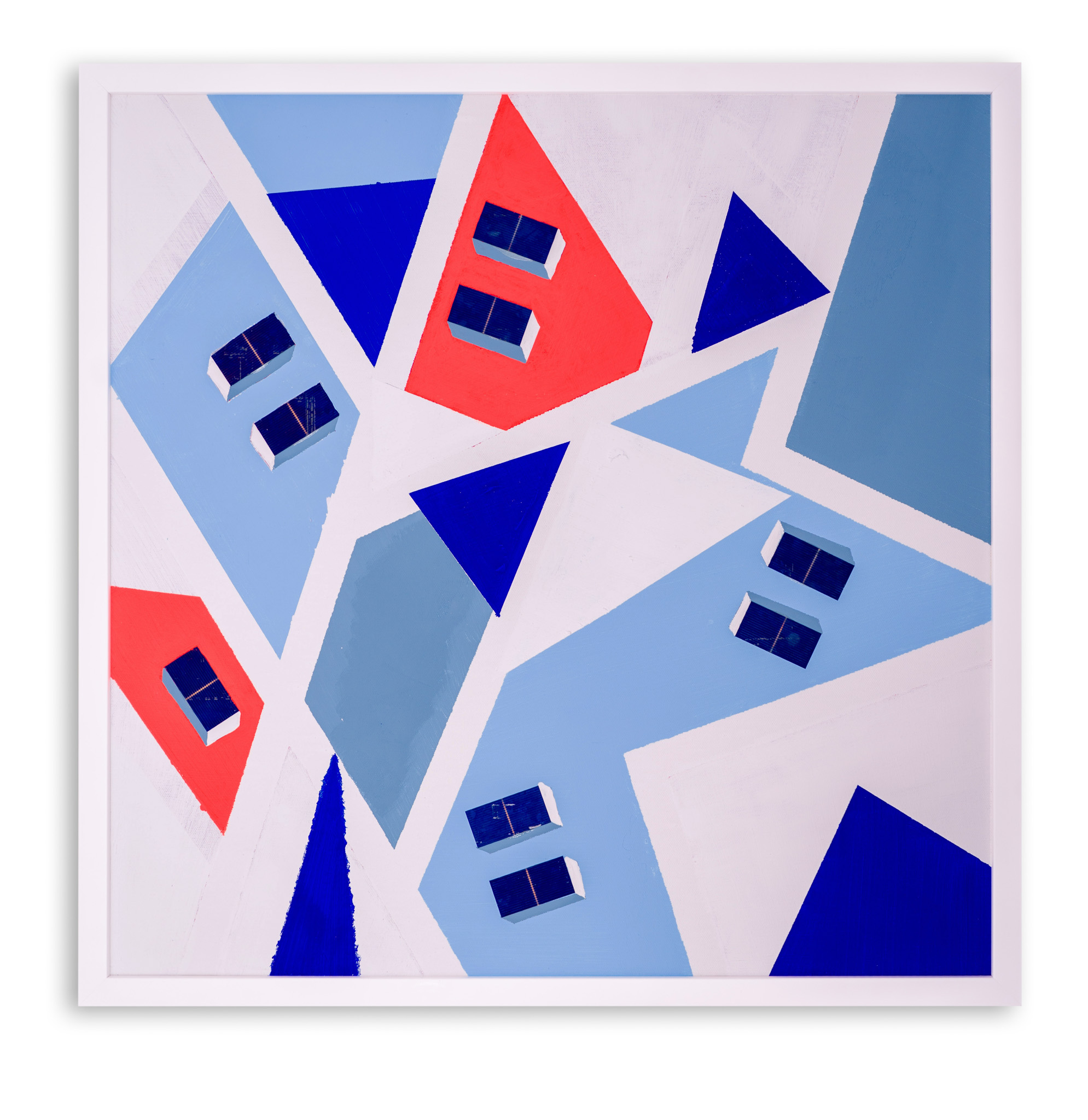 Costellazione fotovoltaica, 60x60 cm, 2026