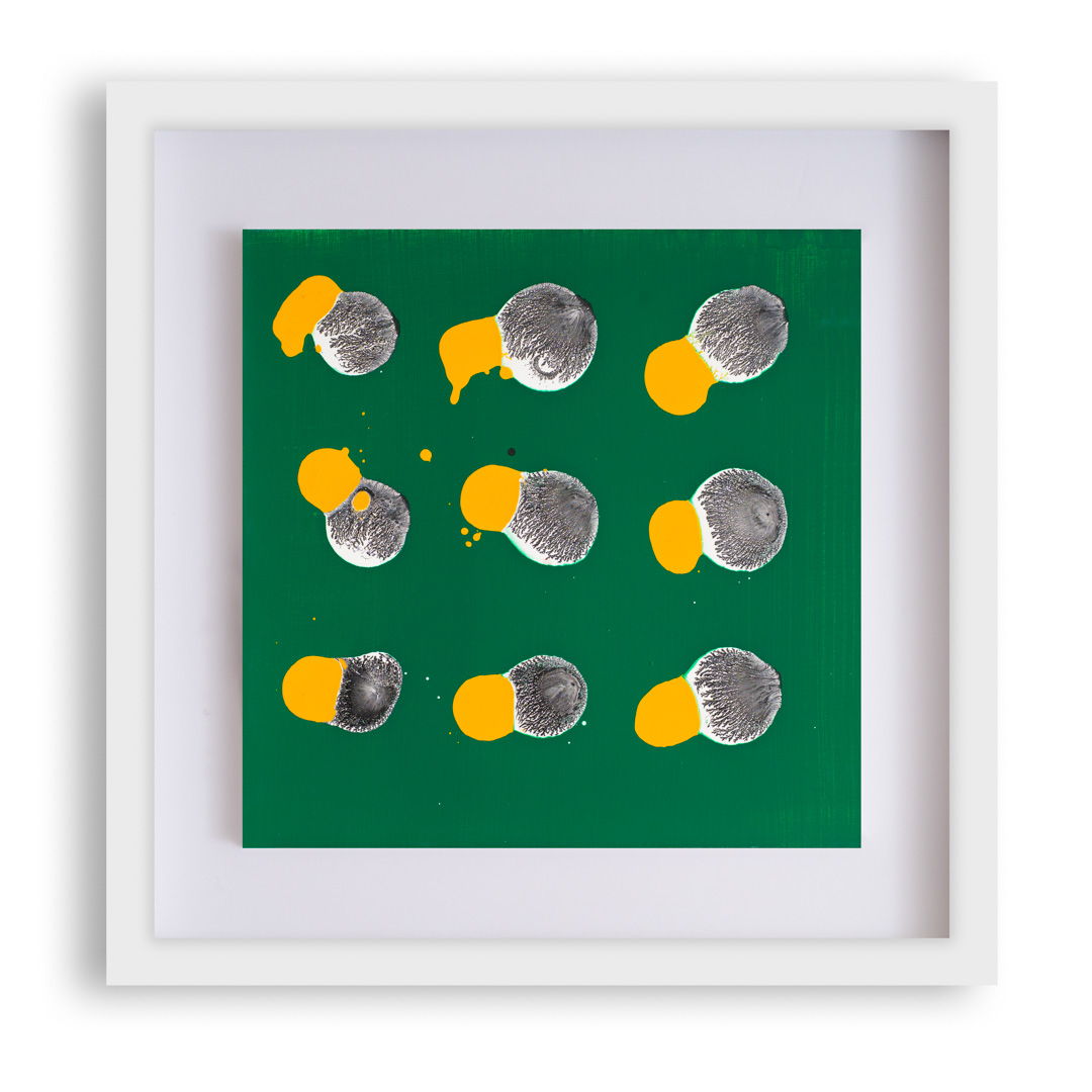 Identità, 30x30 cm, tecnica mista su tela, 2021