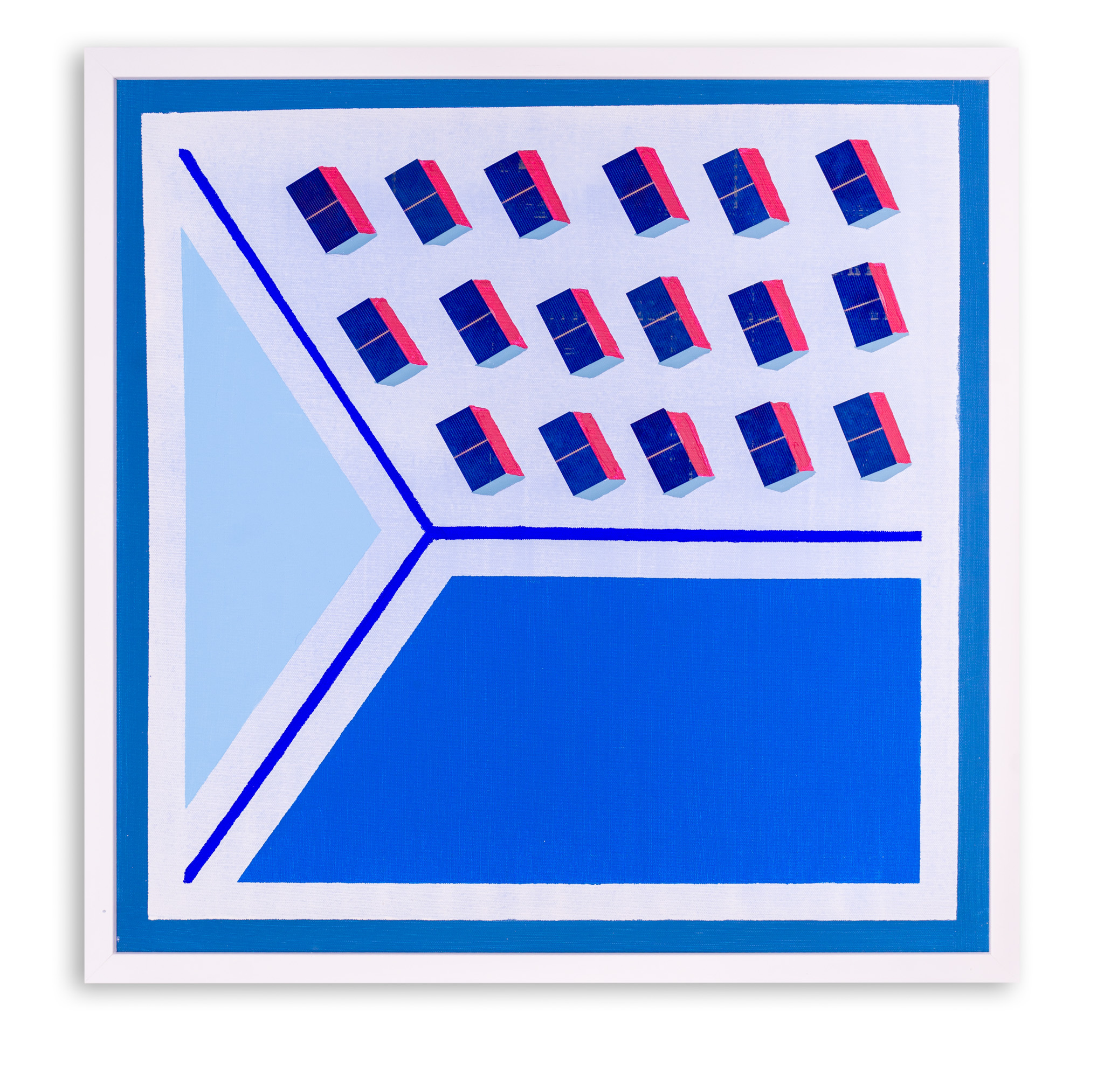 Monoliti luminosi, 60x60 cm, 2026 