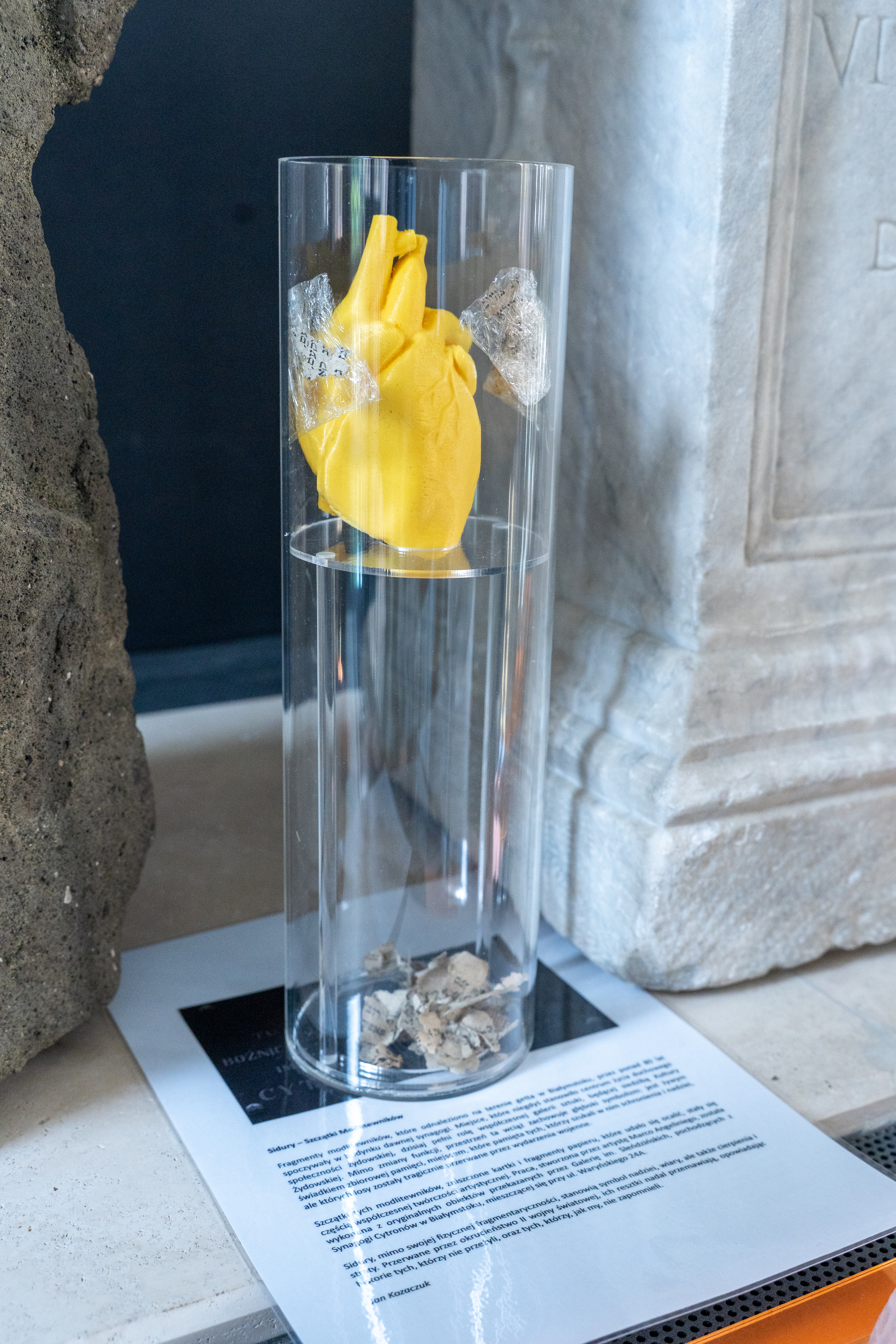 Siddurim installazione. Particolare (1)