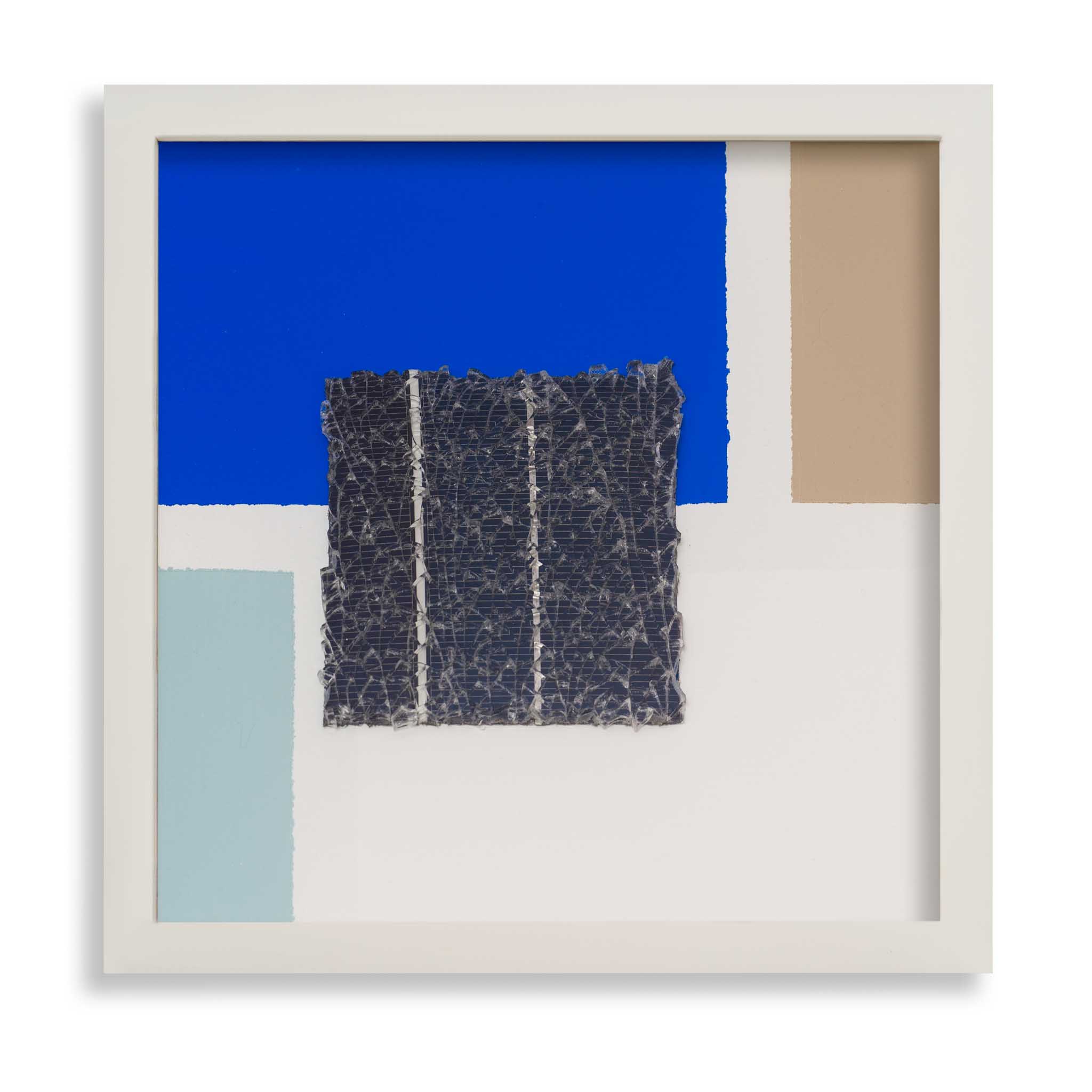 Sole in bilico, 30x30 cm, tecnica mista, 2018
